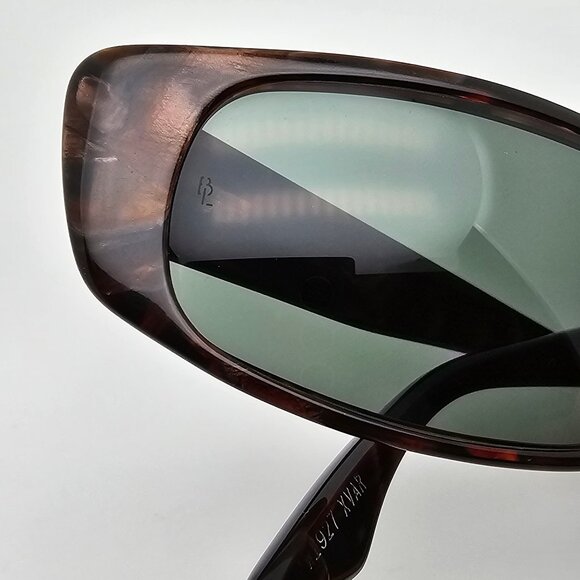 Ray-Ban B&L W1927 XVAR Tortoise Frame G-15 Green Glass Lens Cat Eye Sunglasses
